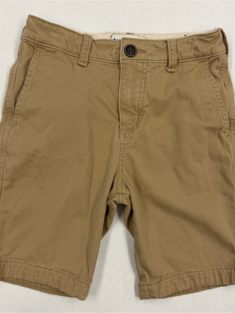 abercrombie kids Tan Chino Shorts
